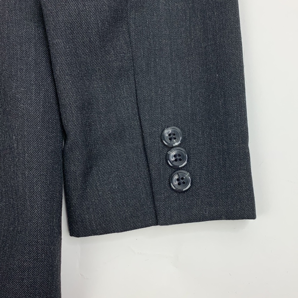 Pendleton Vintage Wool blazer jacket Dark gray Size 10 Two button up Lined - Picture 10 of 11